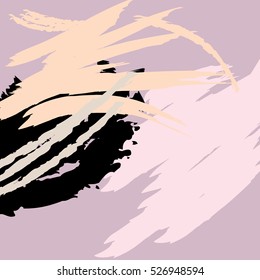 Artistic abstract creative colorful background. Hand Drawn texture. Trendy design poster, cover, card design. Vector illustration. 