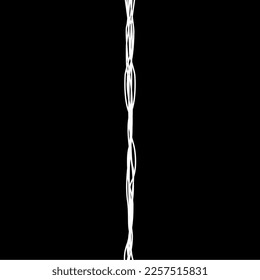 Artistic Abstract Lines Motifs Pattern for Decoration, Background, Ornate or Graphic Design Element. Vector Illustration