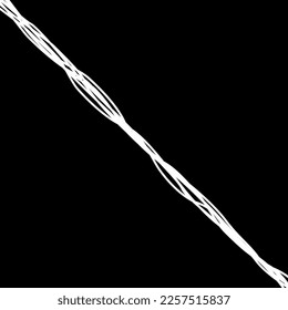 Artistic Abstract Lines Motifs Pattern for Decoration, Background, Ornate or Graphic Design Element. Vector Illustration