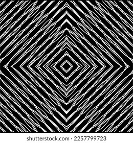 Artistic Abstract Lines Motifs Pattern for Decoration, Background, Ornate or Graphic Design Element. Vector Illustration