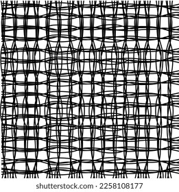 Patrón de motivos de líneas abstractas artísticas para elementos de decoración, fondo, organización o diseño gráfico. Ilustración vectorial