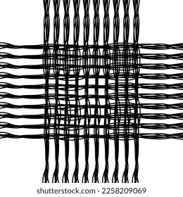 Artistic Abstract Lines Motifs Pattern for Decoration, Background, Ornate or Graphic Design Element. Vector Illustration