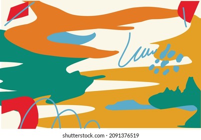 Artistic abstract patterns for paper, covers, fabrics, interior decoration and other users.