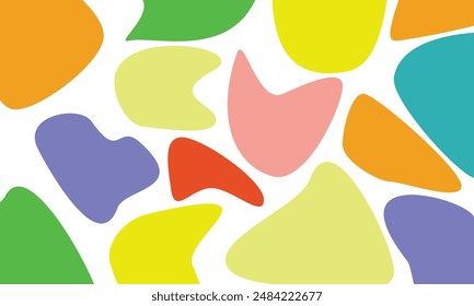 artistic abstract shape art, abstract shape vector background