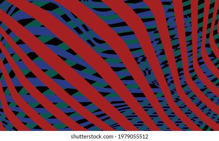 artistic abstract wallpaper with lines of different colors reptiles and creating a beautiful pattern