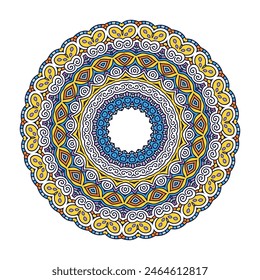 Artistic Abstraction: A Boho Mandala Pattern 