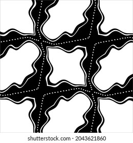 Artistic Abstraction Motifs Pattern. Decoration for Interior, Exterior, Carpet, Textile, Garment, Cloth, Silk, Tile, Plastic, Paper, Wrapping, Wallpaper, Pillow, Sofa, Background Ect. Vector