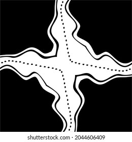 Artistic Abstraction Motifs Pattern. Decoration for Interior, Exterior, Carpet, Textile, Garment, Cloth, Silk, Tile, Plastic, Paper, Wrapping, Wallpaper, Pillow, Sofa, Background Ect. Vector