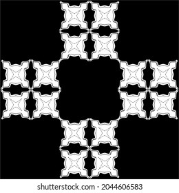 Artistic Abstraction Motifs Pattern. Decoration for Interior, Exterior, Carpet, Textile, Garment, Cloth, Silk, Tile, Plastic, Paper, Wrapping, Wallpaper, Pillow, Sofa, Background Ect. Vector