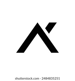 Artistic AK Initial Logo for Modern Enterprises