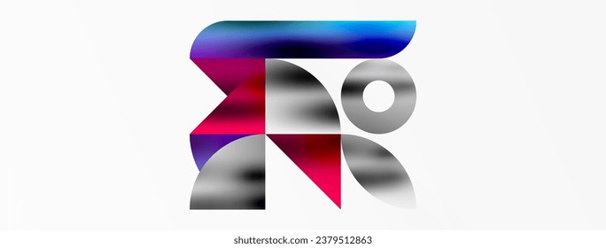 Artistic arrangement of triangles, lines, and circular elements in a mesmerizing geometric mosaic pattern, offering a visually dynamic and captivating composition