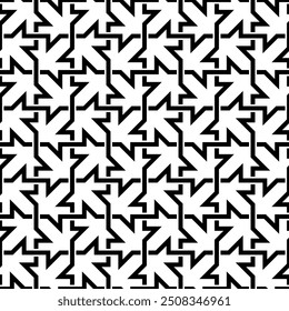 Artistic Art of Geometric Repeating patterns background. Seamless Lines pattern of Printable vector.