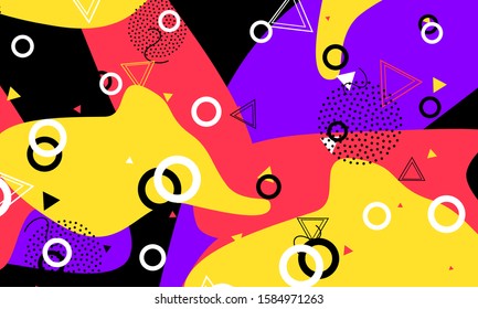 Artistic Backdrop. Black Funny Print. Hipster Elements. Salmon Spring Art. Fluid Decor. Violet Wallpaper. Creative Flyer. Ink Color Ornament.
