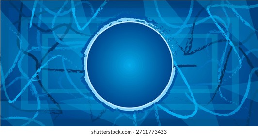 Artistic backdrop design for banners