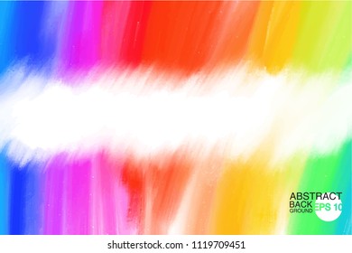artistic backdrop, vector with brush strokes, brush paint look background with colorful hand painted stains