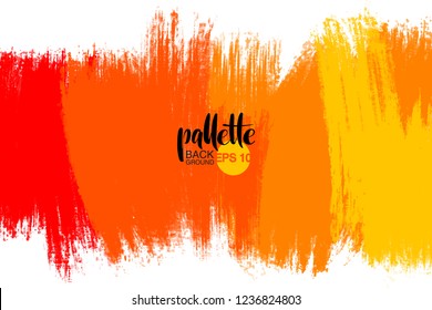 artistic backdrop, vector with brush strokes, brush paint look background with colorful hand painted stains