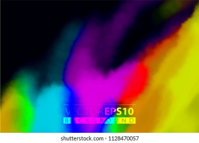 artistic backdrop, vector with colorful dust, hand drawn look background with colorful hand painted stains