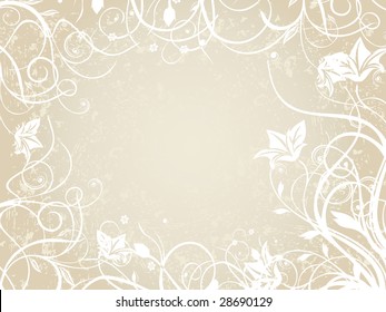  fondo artístico con ilustración de brod y flor