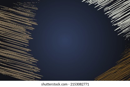 Artistic background with scribbled shapes