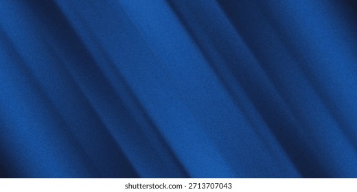 Fundo artístico. Textura de tecido azul macio, elegante e dinâmico. Gradações sutis de luz e sombra adicionam uma sensação moderna.