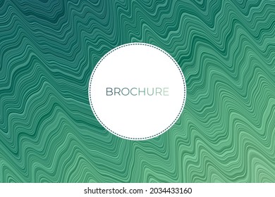 Künstliches Bannerdesign. Abstrakte digitale Kunst in blau-grünen Farben. Vorlage für kreative Titelseiten. Kann als Banner, Flyer, Poster, Visitenkarte, Broschüre verwendet werden.