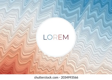 Künstliches Bannerdesign. Abstrakte digitale Kunst in roten blauen Farben. Vorlage für kreative Titelseiten. Kann als Banner, Flyer, Poster, Visitenkarte, Broschüre verwendet werden. Klassische Vektorgrafik.