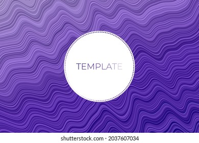 Artistic banner design. Abstract digital art in deep purple colors. Creative landscape cover page template. Can be used as banner, flyer, poster, business card, brochure.