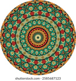 The Artistic Beauty of Intricate Mandala Patterns and Their Vibrant Colors