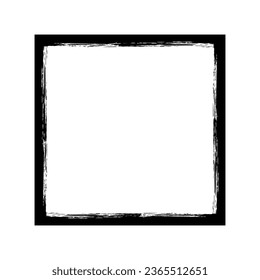 Artistic Blank Space with Silhouette Of the Brush Stroke or Paint Brush, can use for Frame Work, Advertisement, Quote, Text, Title, Cover, Layout, Website, Template or Graphic Design Element. Vector 