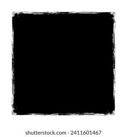 Artistic Blank Space with Silhouette Of the Brush Stroke or Paint Brush, can use for Frame Work, Advertisement, Quote, Text, Title, Cover, Layout, Website, Template or Graphic Design Element. Vector 