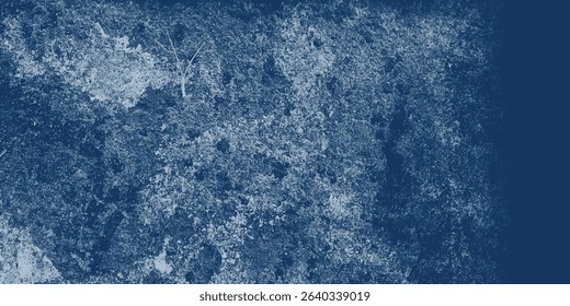 Artistic Blue Wall Pattern with Cloud-Like White Figure Emerging from Center

