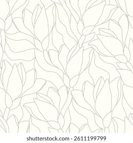 Artistic botanical vector background. Decorative seamless pattern with abstract shapes of leaves and herbs. Artisanal allover print in style of stained glass, for fabric, textile, paper, package