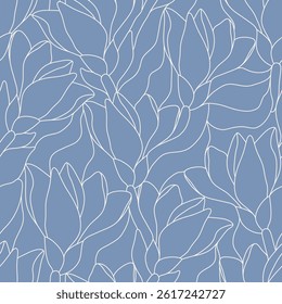 Artistic botanical vector background. Decorative seamless pattern with abstract shapes of leaves and herbs. Artisanal allover print in style of stained glass, for fabric, textile, paper, package