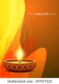 artistic bright colorful background design for diwali festival with beautiful lamp. vector illustration