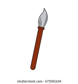 artistic brush graphic and creative arts vector