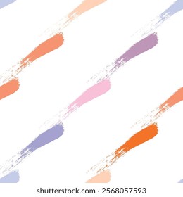 Artistic Brush Stroke Seamless Patterns Collection
