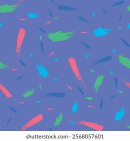 Artistic Brush Stroke Seamless Patterns Collection