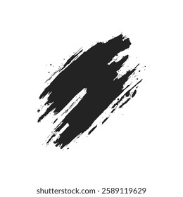 Artistic Brush Strokes in Grunge Style