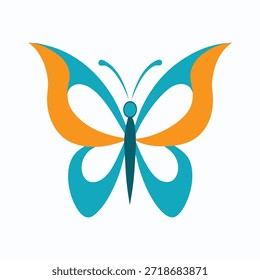 Icono artístico de la mariposa adecuado para proyectos creativos ilustraciones de marca carteles de embalaje y necesidades de narración visual moderna