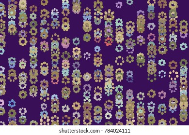 Artistic circles or ellipses background pattern abstract. Vector illustration graphic.