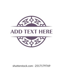 Artistic circular logo design perfect for creative agencies and small businesses