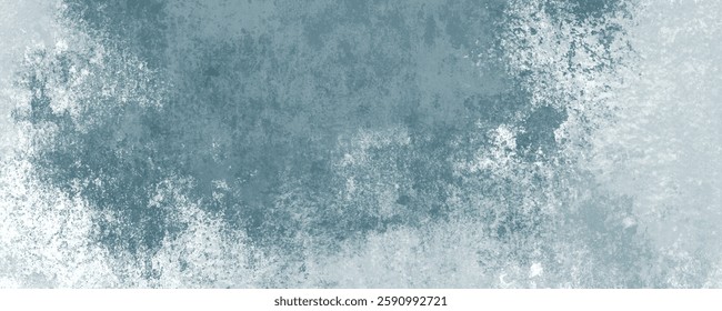 Artistic and Cloudy Dark Blue Abstract Texture with a Smudged and Scratched Overlay
