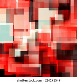 Artistic Color bright rectangle polygon background or frame. Colorful Abstract Geometrical Backdrop. Geometric design for business presentations or web template. ruby red vector Illustration