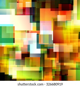 Artistic Color bright rectangle polygon background frame. Colorful Abstract Geometrical Backdrop. Geometric design for business presentations or web template. sunny yellow orange vector Illustration