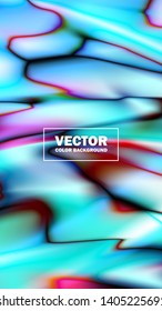 Artistic color fusion backround. Abstract  color waves vector cover design.