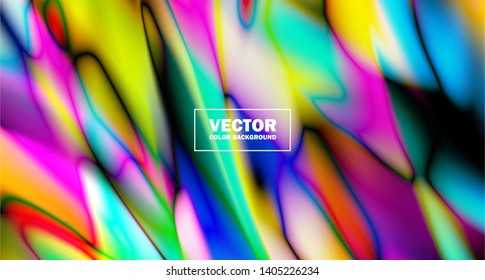 Artistic color fusion backround. Abstract  color waves vector cover design.