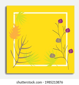 Artistic colorful flower theme background