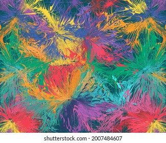 Artistic colorful fur surface abstract background 