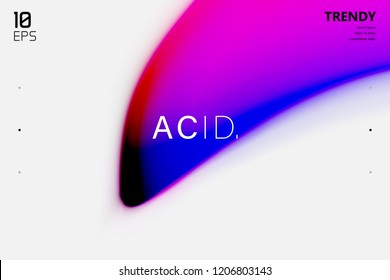 Artistic Colorful Liquid Gradient Background. Trendy Fluid Backdrop