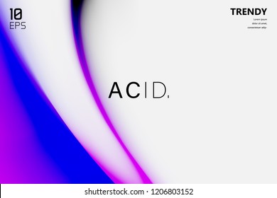 Artistic Colorful Liquid Gradient Background. Trendy Fluid Backdrop